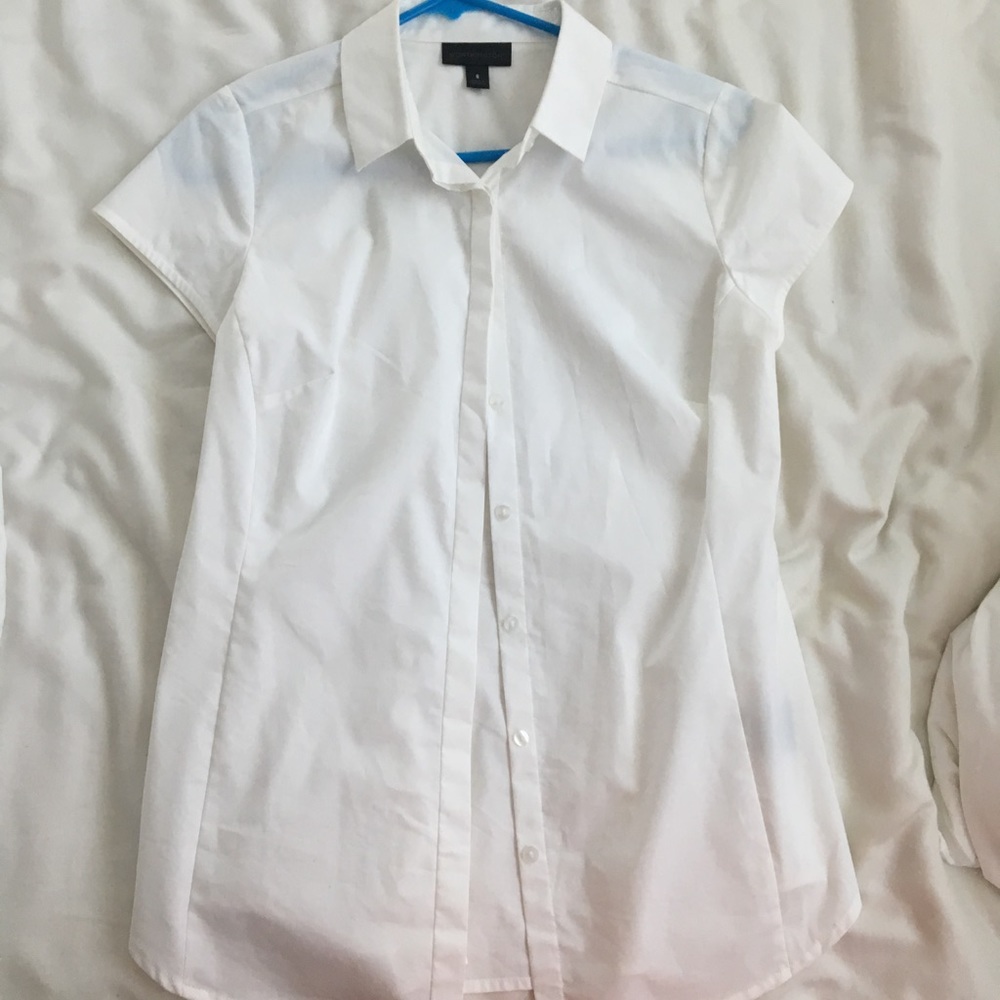 SALE- White work button up